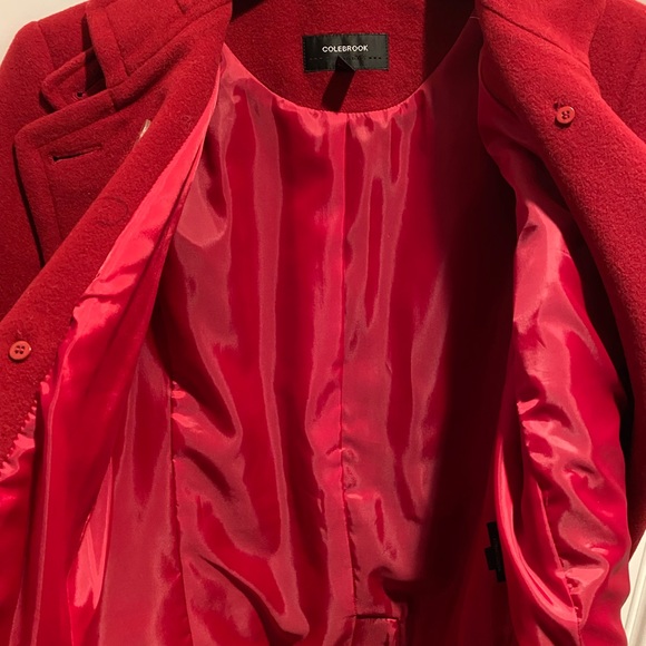 Colebrook red coat. Like new! Wore one time. Perfect for the holidays! 🎄 - Picture 3 of 9